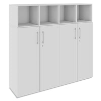PRO Schrankwand | 4 OH, 1600 x 1510 mm, Grau