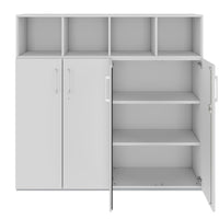 PRO wall unit | 4 OH, 1600 x 1510 mm, gray