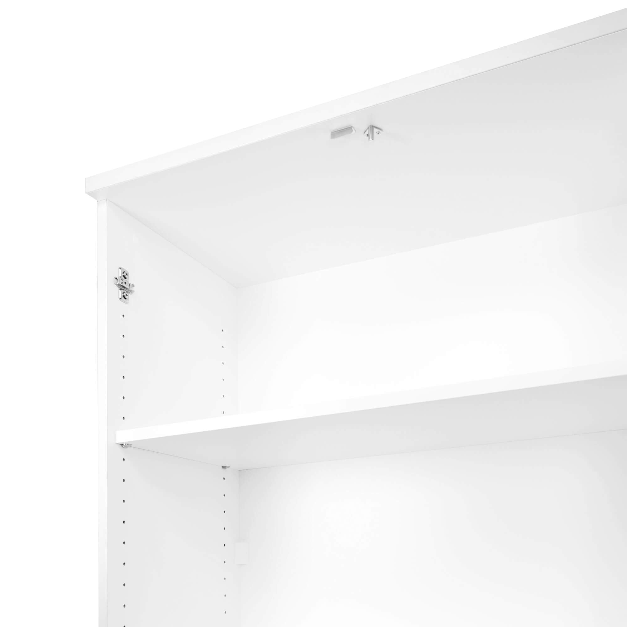 UNI Armoire de porte d'aile | 2 oh, 800 x 777 mm, blanc