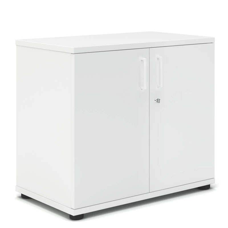 UNI Armadio con ante a battente | 2 OH, 800 x 777 mm, Bianco  - 2 Main Image