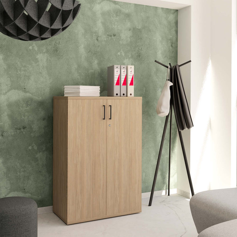 UNI Cabinetto per porte dell'ala | 3 OH, 800 x 1143 mm, quercia ambra