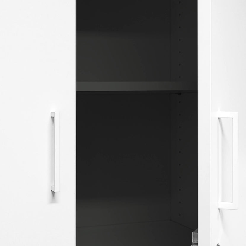 UNI Armoire de porte d'aile | 3 oh, 800 x 1143 mm, anthracite / blanc