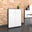 UNI Wing door cabinet | 3 Oh, 800 x 1143 mm, anthracite / white