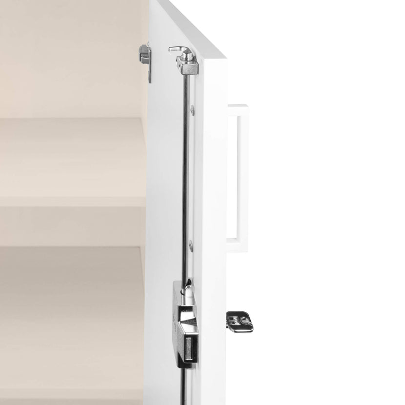 UNI Armoire de porte d'aile | 5 oh, 800 x 1897 mm, érable / blanc