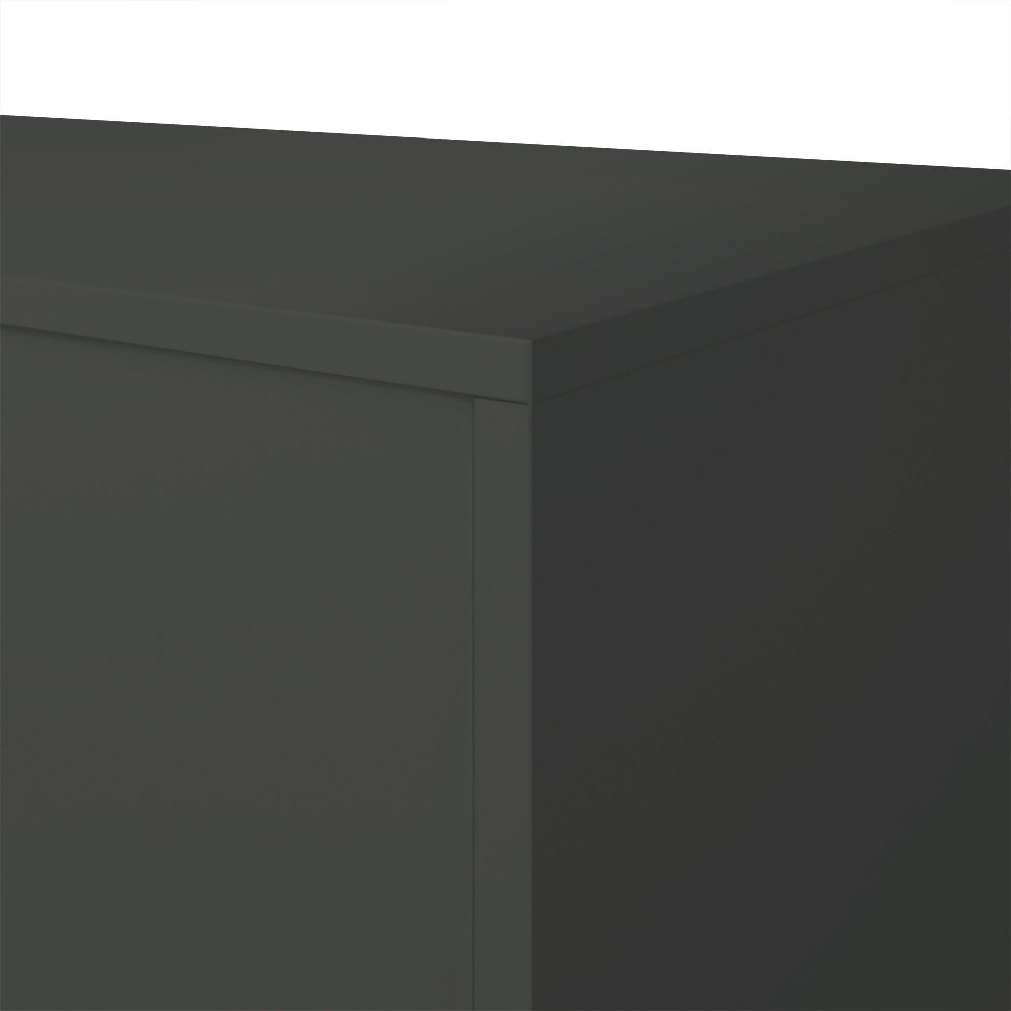 UNI Wing door cabinet | 5 Oh, 800 x 1897 mm, anthracite / white