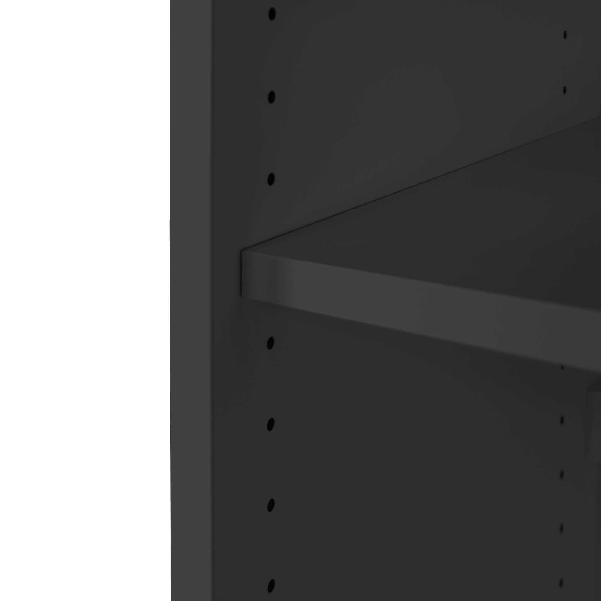 UNI Wing door cabinet | 5 Oh, 800 x 1897 mm, anthracite / white