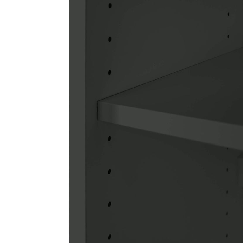 UNI Wing door cabinet | 5 Oh, 800 x 1897 mm, anthracite / white