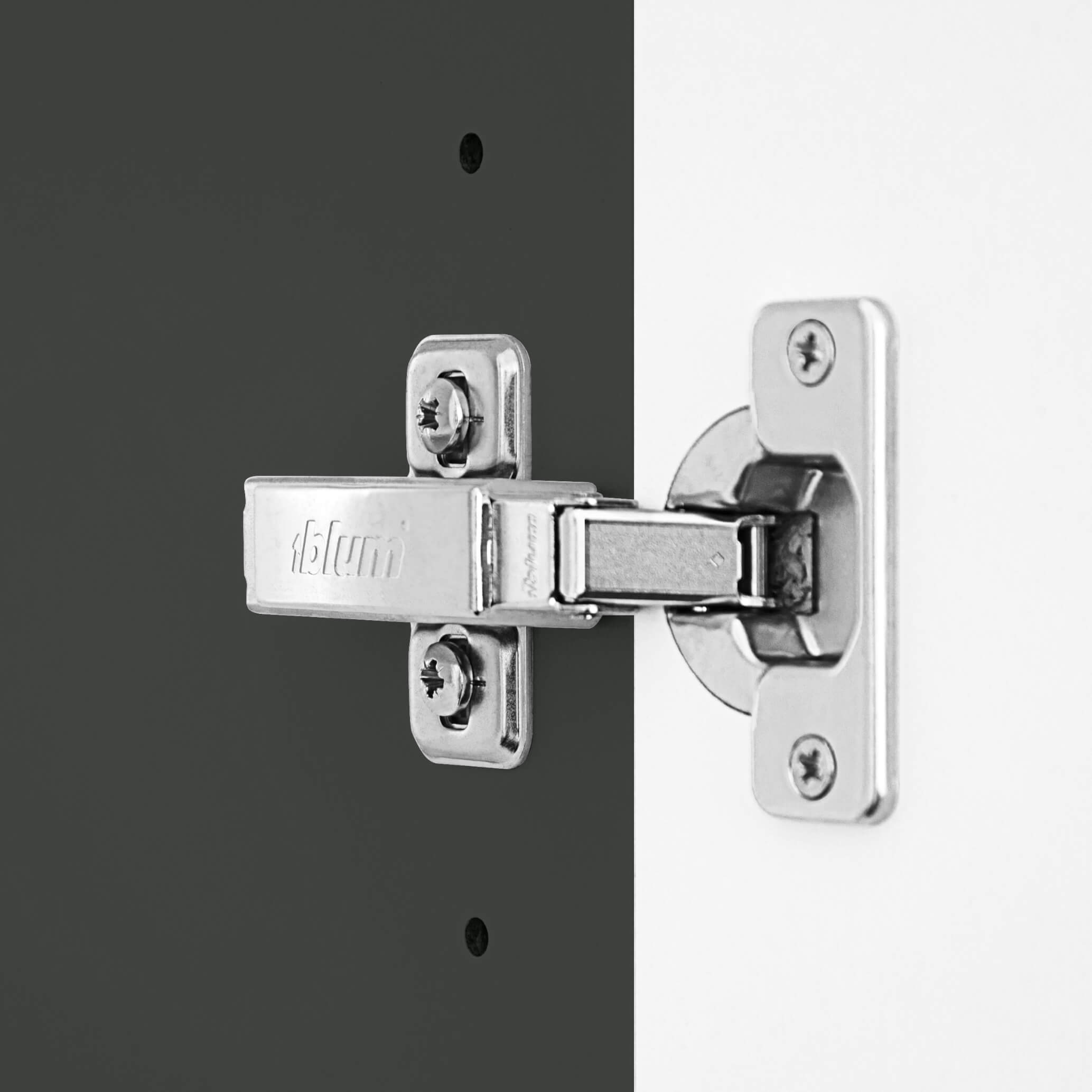 UNI Wing door cabinet | 5 Oh, 800 x 1897 mm, anthracite / white