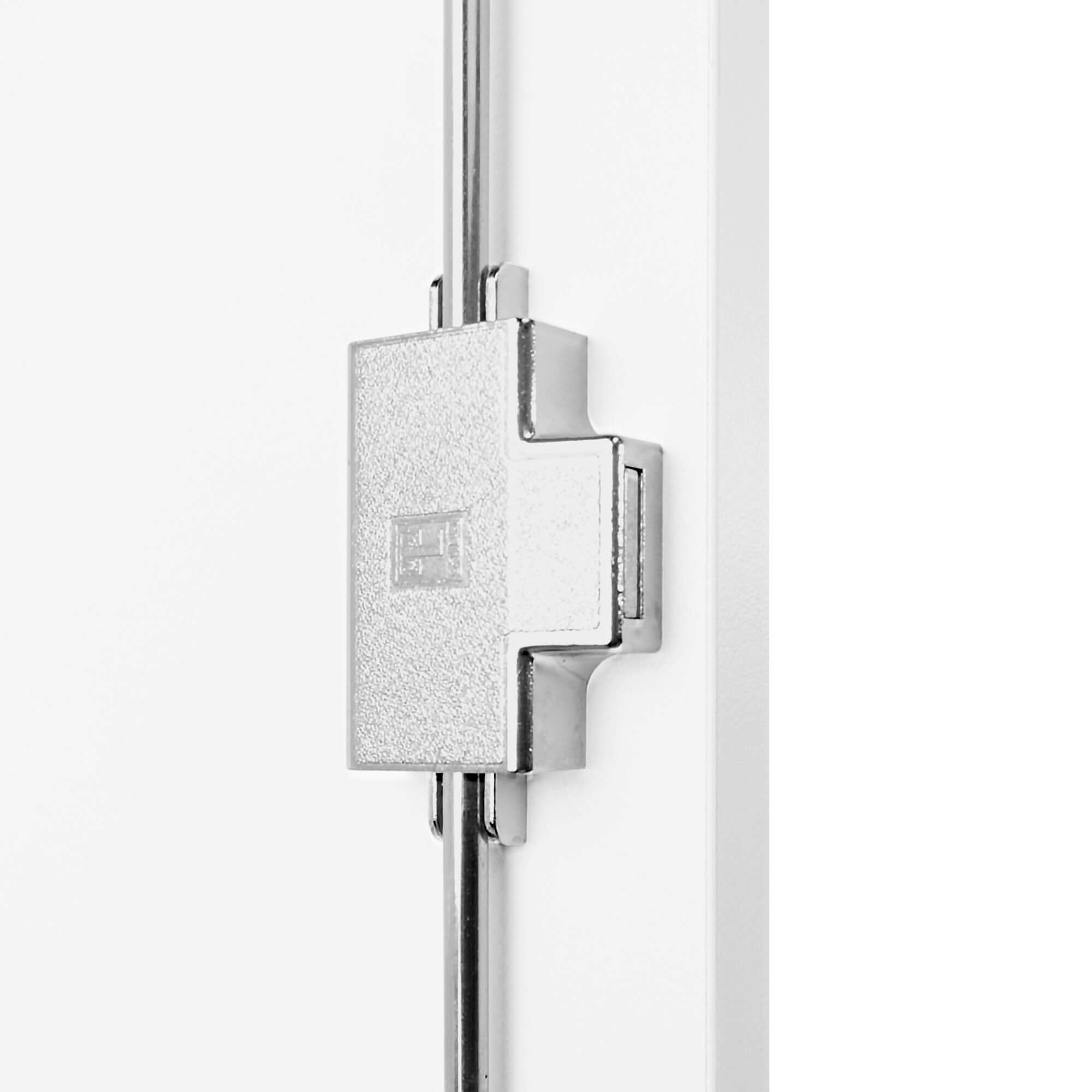 UNI Wing door cabinet | 5 Oh, 800 x 1897 mm, anthracite / white