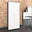 UNI Cabinetto per porte dell'ala | 5 OH, 800 x 1897 mm, antracite / bianco