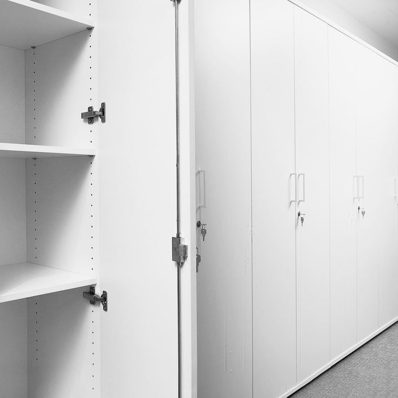UNI Flügeltürenschrank | 5 OH, 800 x 1897 mm, Weiß - 3 Main Image