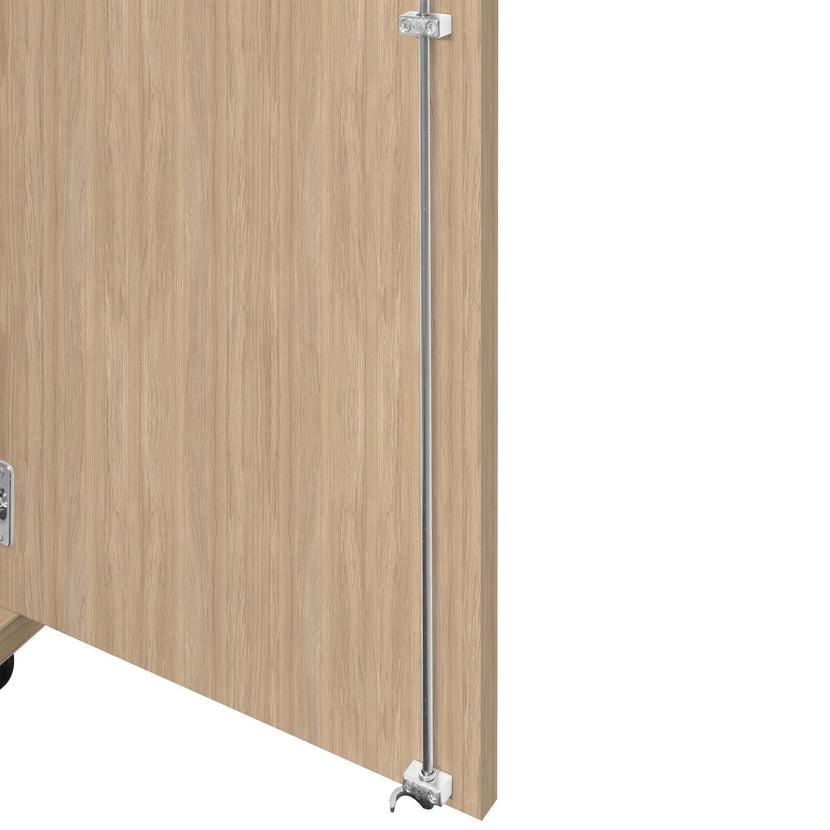 UNI double door wardrobe | 5 OH, 1000 x 1897 mm, amber oak
