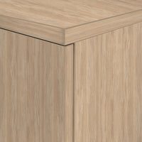 UNI double door wardrobe | 5 OH, 1000 x 1897 mm, amber oak