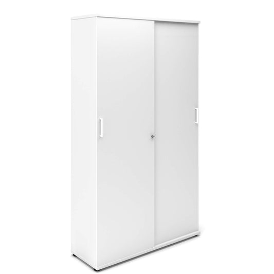 UNI Sliding door cabinet | 5 Oh, 1200 x 1897 mm, white