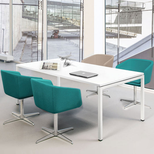 Nova u meeting table | 1600 x 800 mm, white