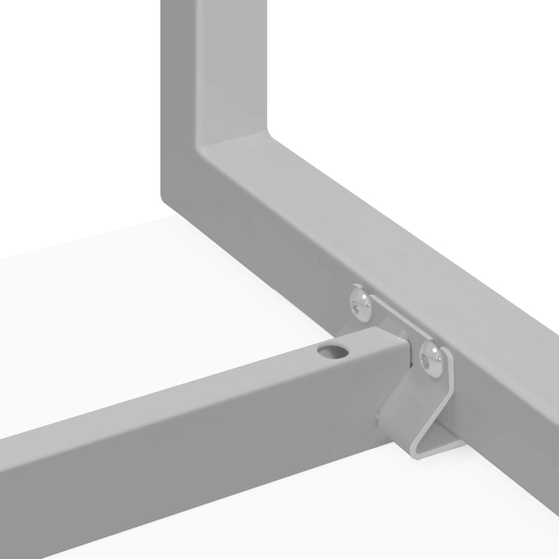 NOVA U meeting table | 800 x 800 mm, White  - 7 Main Image