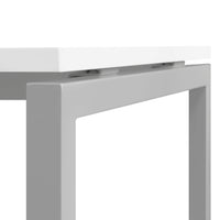 NOVA U Besprechungstisch | 800 x 800 mm, Weiß
