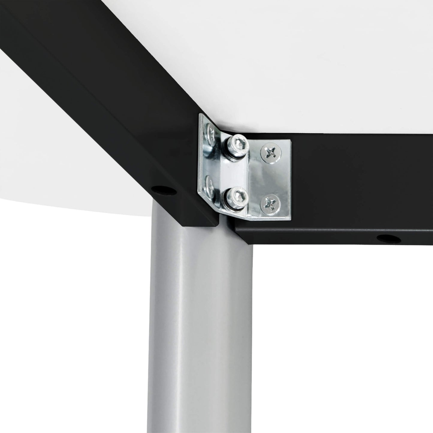 OPTIMA Konferenztisch | Oval, 2400 x 1000 mm, Weiß