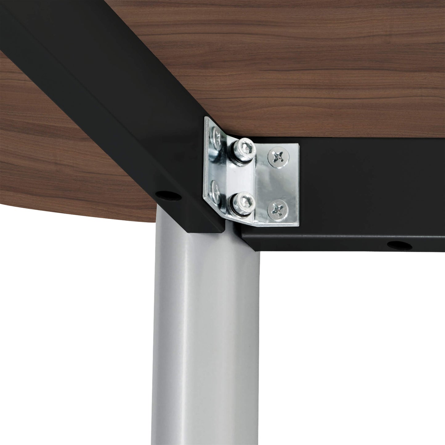 OPTIMA Tabella della conferenza | Ovale, 2400 x 1000 mm, noce