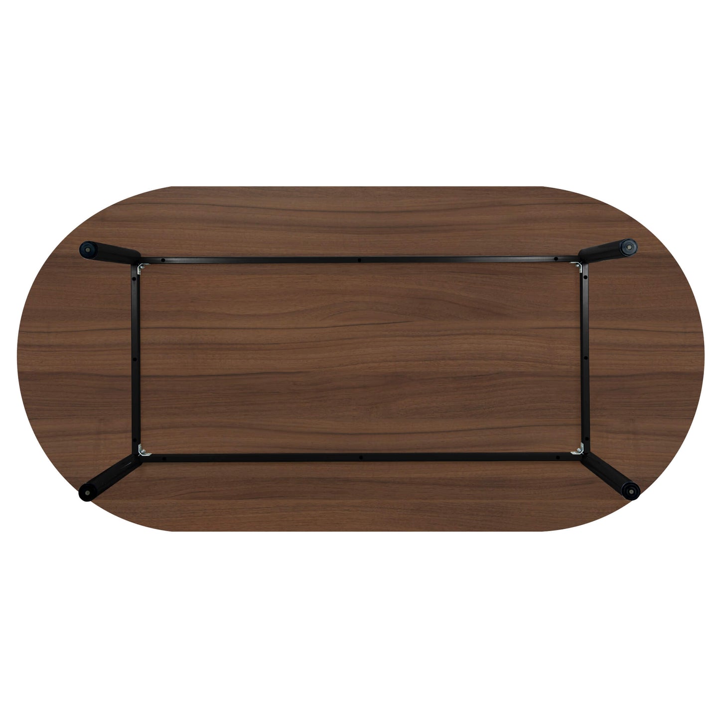 OPTIMA conference table | Oval, 2400 x 1000 mm, walnut