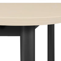 Table de conférence OPTIMA | Ovale, 2400 x 1000 mm, érable