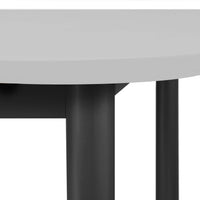 Table de conférence OPTIMA | Ovale, 2400 x 1000 mm, gris perle