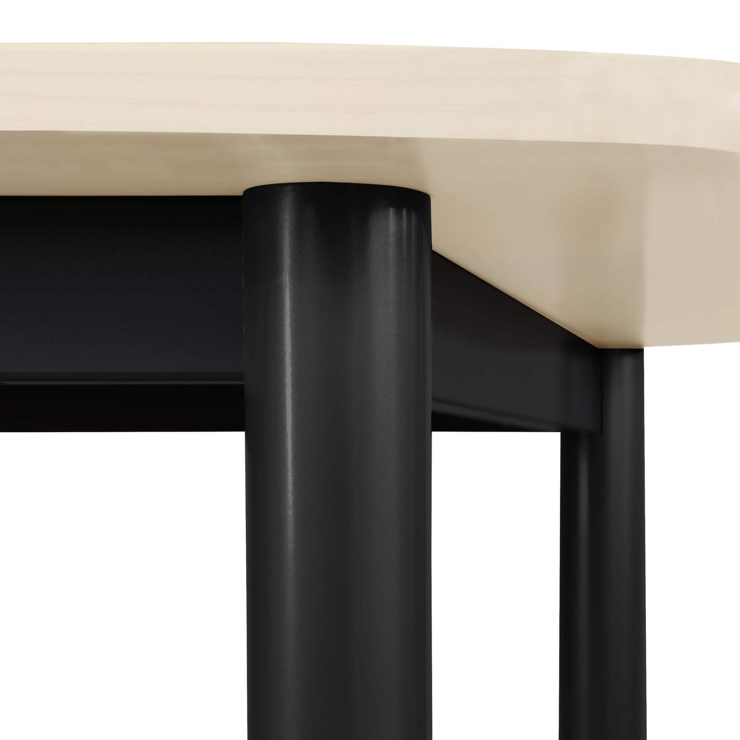 Table de conférence OPTIMA | Ovale, 2400 x 1000 mm, érable