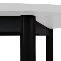 Table de conférence OPTIMA | Ovale, 2400 x 1000 mm, gris perle