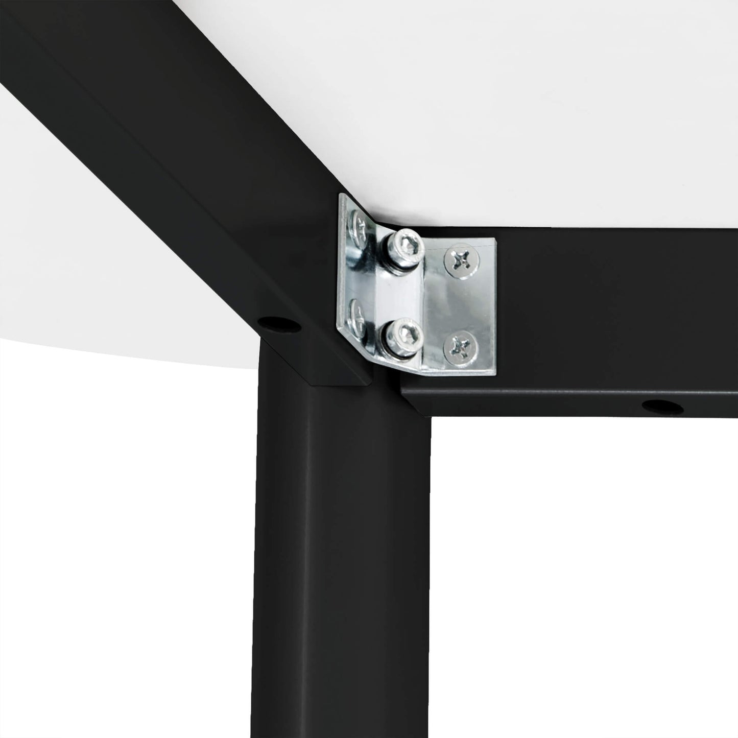 OPTIMA Konferenztisch | Oval, 2400 x 1000 mm, Weiß