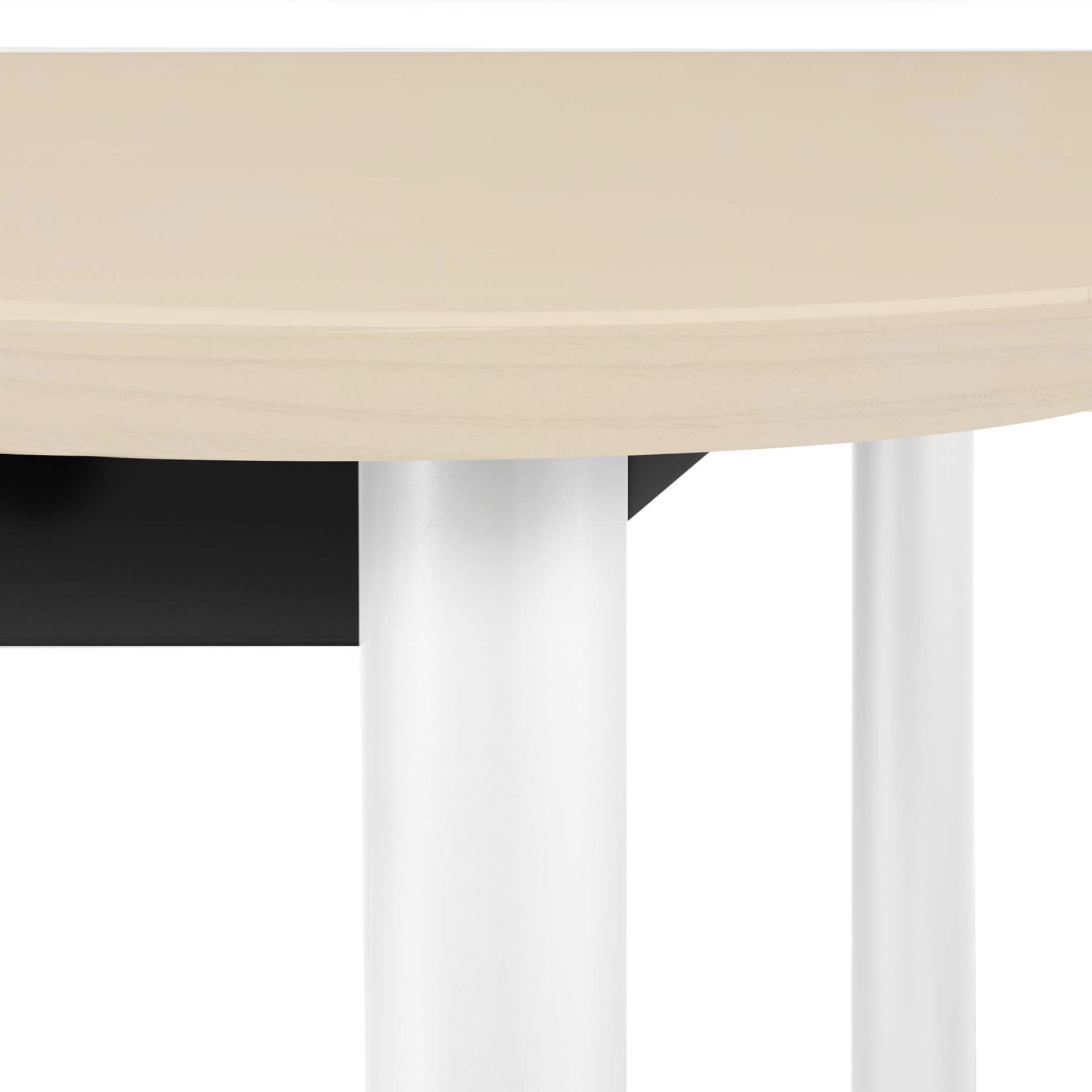 Table de conférence OPTIMA | Ovale, 2400 x 1000 mm, érable