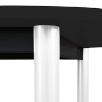 Table de conférence OPTIMA | Ovale, 2400 x 1000 mm, anthracite