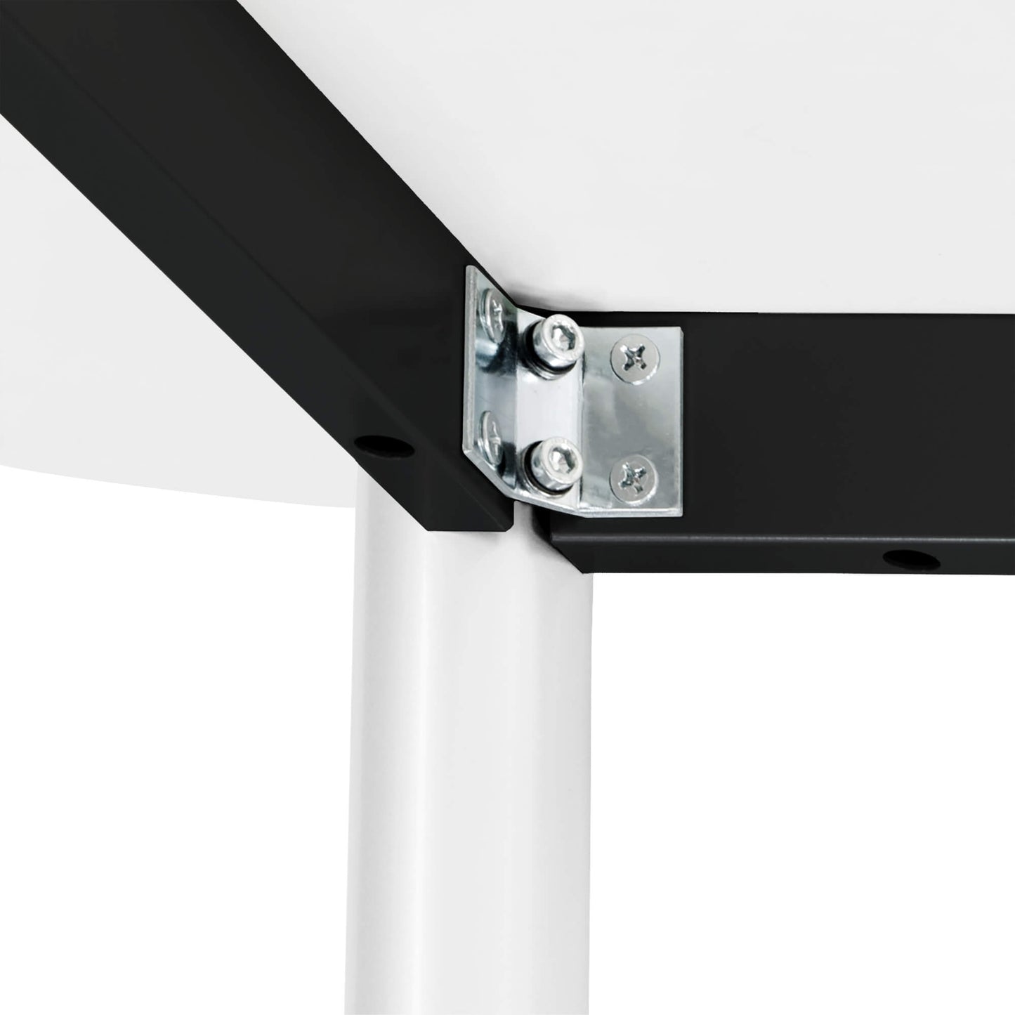 OPTIMA Konferenztisch | Oval, 2400 x 1000 mm, Weiß