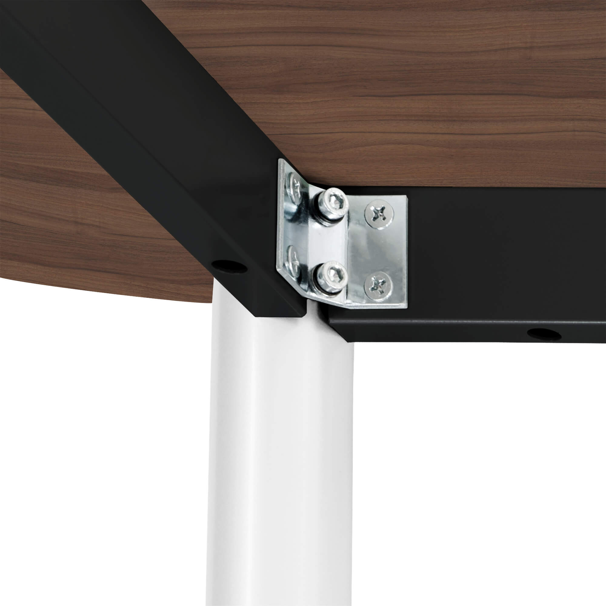 OPTIMA Tabella della conferenza | Ovale, 2400 x 1000 mm, noce