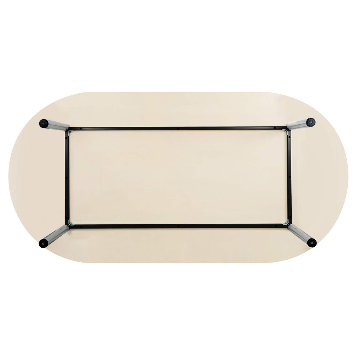 OPTIMA Konferenztisch | Oval, 2400 x 1000 mm, Ahorn - 1 Lightbox Main Image