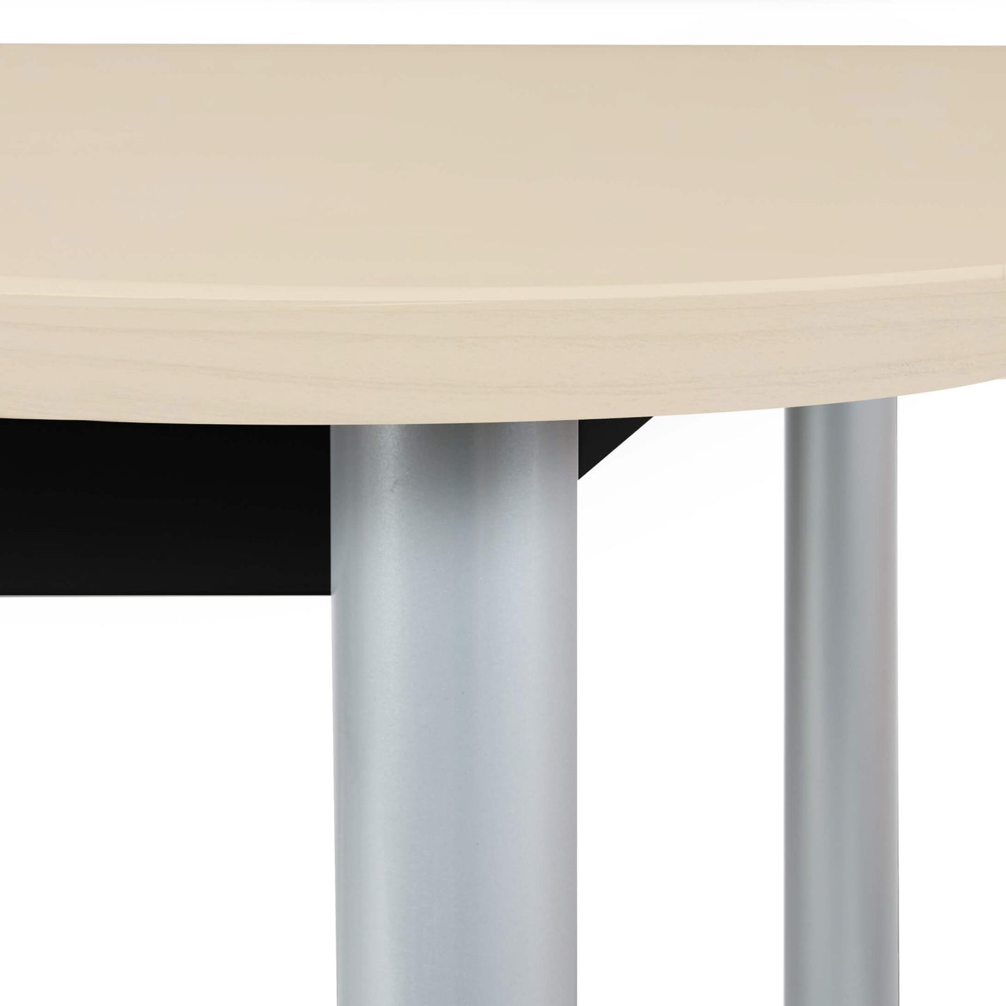 Table de conférence OPTIMA | Ovale, 2400 x 1000 mm, érable