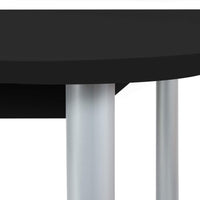 Table de conférence OPTIMA | Ovale, 2400 x 1000 mm, anthracite