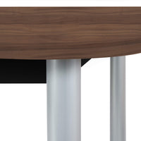 OPTIMA conference table | Oval, 2400 x 1000 mm, walnut