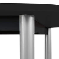 Table de conférence OPTIMA | Ovale, 2400 x 1000 mm, anthracite