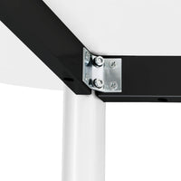 OPTIMA Tabella della conferenza | Ovale, 2000 x 1000 mm, bianco