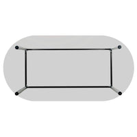 OPTIMA conference table | Oval, 2000 x 1000 mm, pearl gray