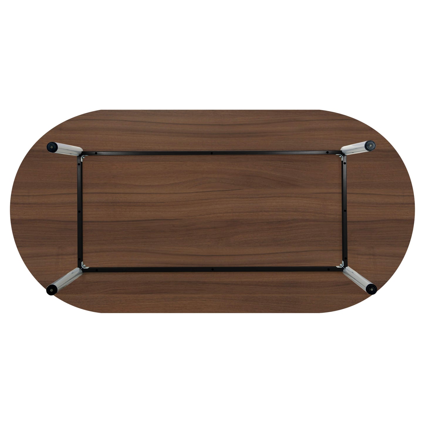 OPTIMA conference table | Oval, 2000 x 1000 mm, walnut