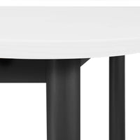 OPTIMA Conference table | Oval, 2000 x 1000 mm, white