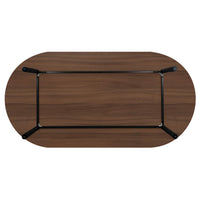 OPTIMA conference table | Oval, 2000 x 1000 mm, walnut