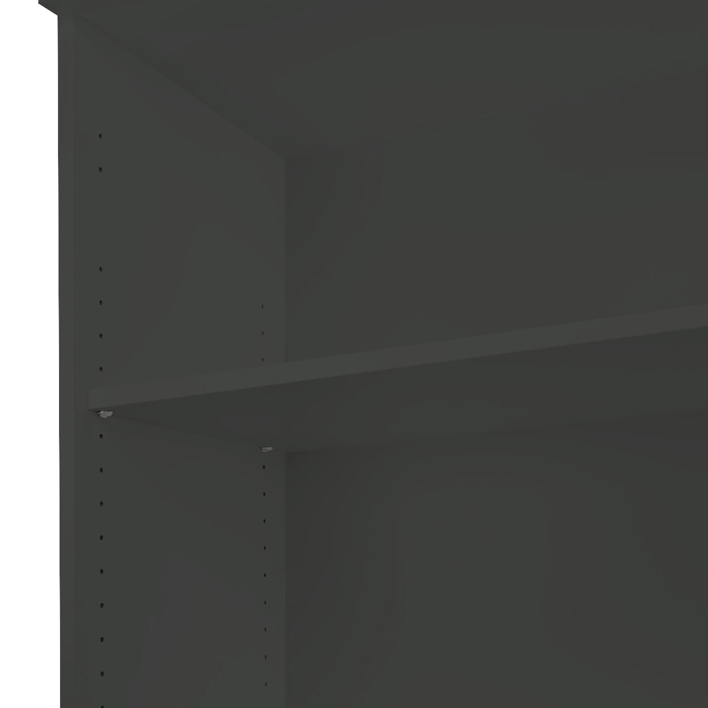 UNI Armoire d'étagère | 3 oh, 800 x 1143 mm, anthracite