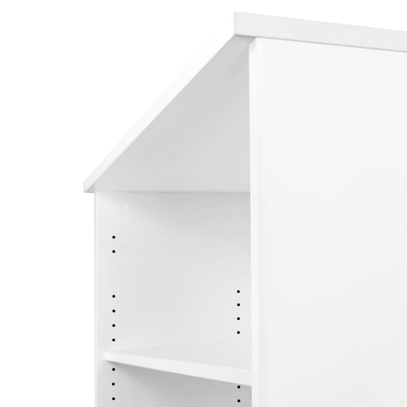 UNI Armoire d'étagère | 3 oh, 800 x 1143 mm, blanc