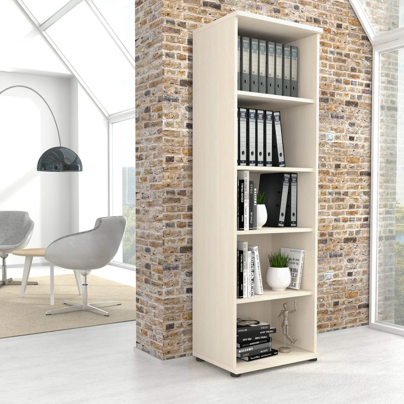 UNI Cabinet scaffale | 5 OH, 600 x 1897 mm, acero