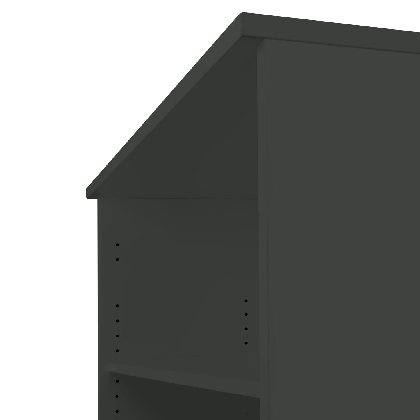 UNI Armoire d'étagère | 5 oh, 800 x 1897 mm, anthracite