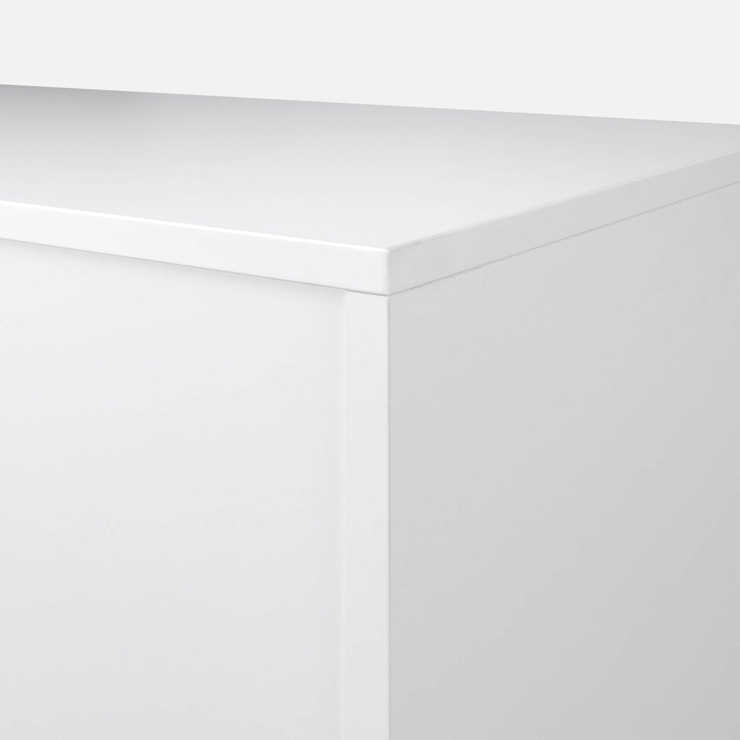 UNI Shelf cabinet | 5 Oh, 600 x 1897 mm, white