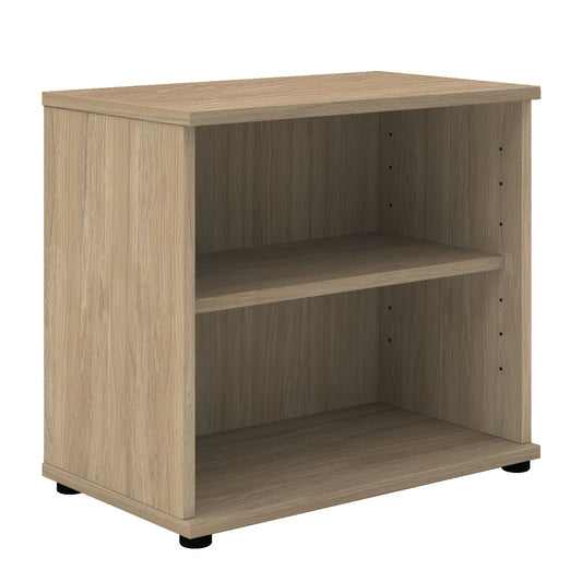 UNI shelving unit | 2 OH, 800 x 777 mm, amber oak