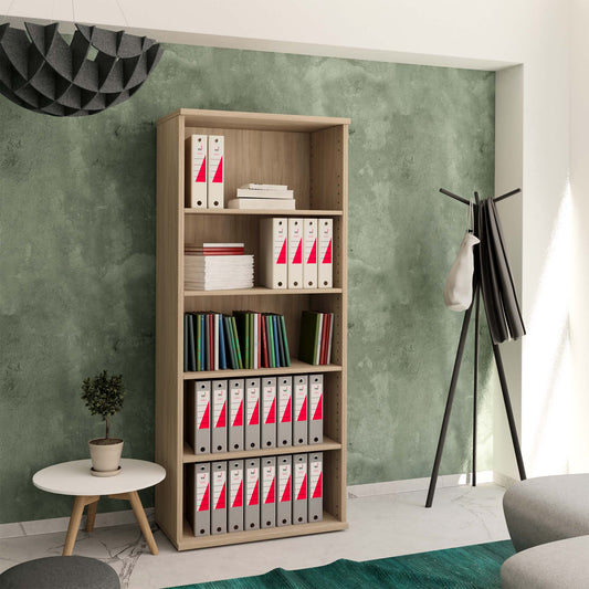 UNI Cabinet scaffale | 5 Oh, 800 x 1897 mm, quercia ambra